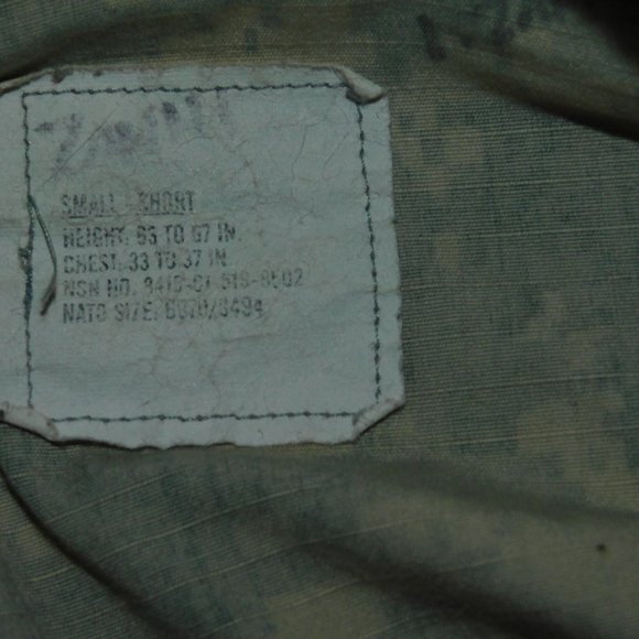 Camo Military Zip Jacket Small Combat Uniform - Picture 5 of 5